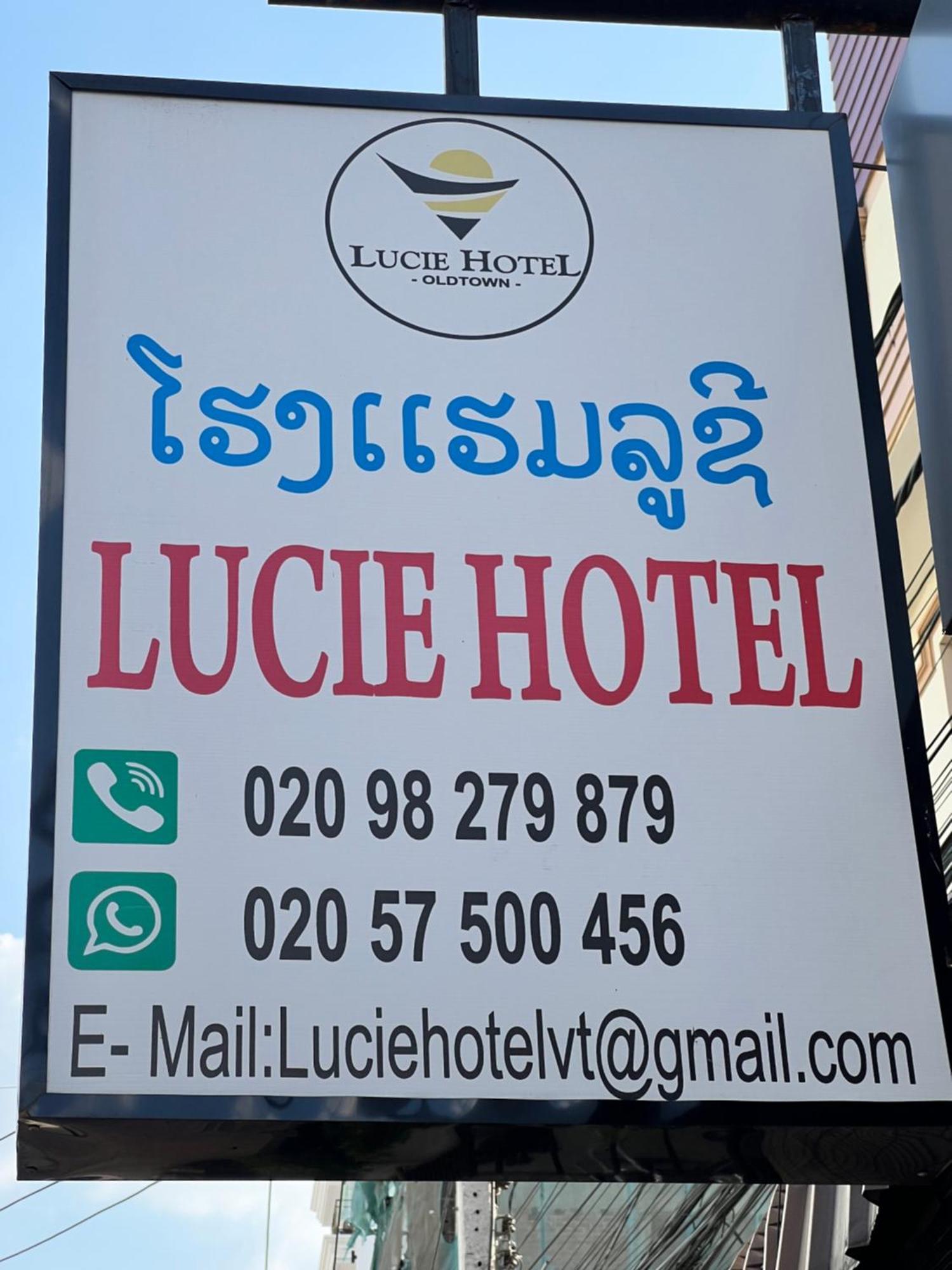 Lucie Hotel Vientiane Exterior foto
